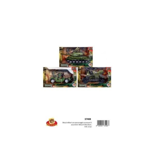 PLAYSET MILITARI 3ASS IN WBOX H18XL30CM