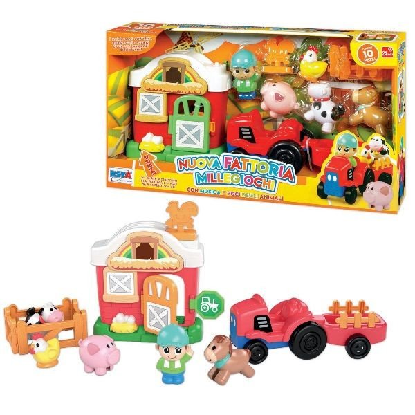 PLAYSET NUOVA FATTORIA MILLEGIOCHI MUSICA E VOCI ANIMALI MUSICA E VOCI ANIMALI