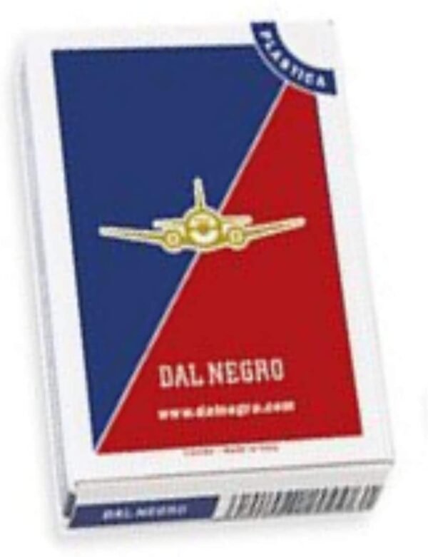 POKER AEROCLUB MAZZO SINGOLO PLASTICA BLU