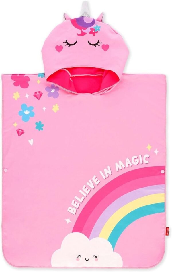 Poncho asciugamano per bambini - kids poncho - unicorn