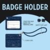 PORTA BADGE - BADGE
HOLDER - STARS