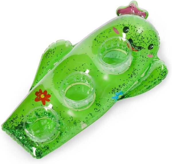 Porta bibite galleggiante - inflatable drink holder - cactus