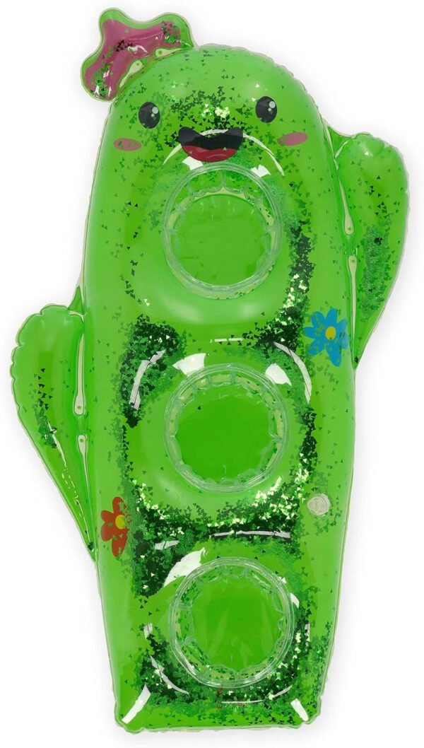 Porta bibite galleggiante - inflatable drink holder - cactus