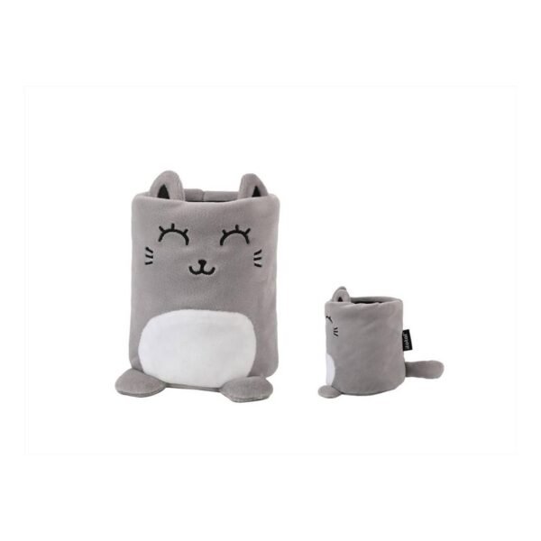 PORTAPENNE PLUSH GATTO GRIGIO