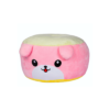 PUFF PELUCHE CANE ROSA 40X25CM