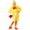 PULCINO IN PELUCHE (costume con cappuccio, leggings, copriscarpe)