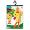 PULCINO IN PELUCHE (costume con cappuccio, leggings, copriscarpe)