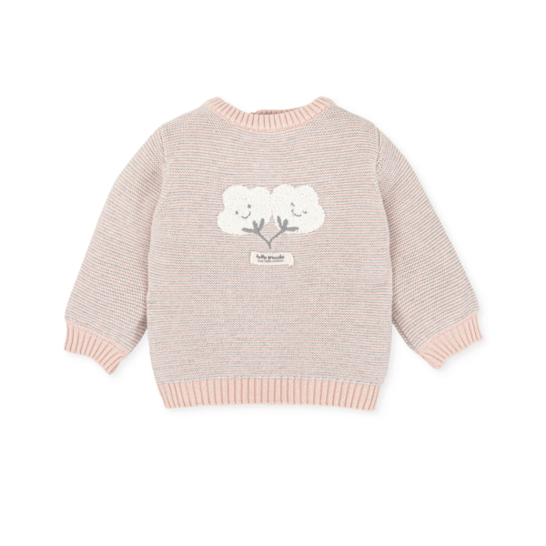 PULLOVER ROSA INTENSO 9.M