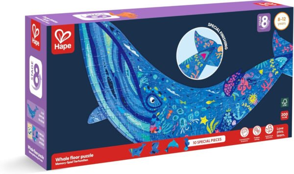 Puzzle brillante megattera -200 pezzi