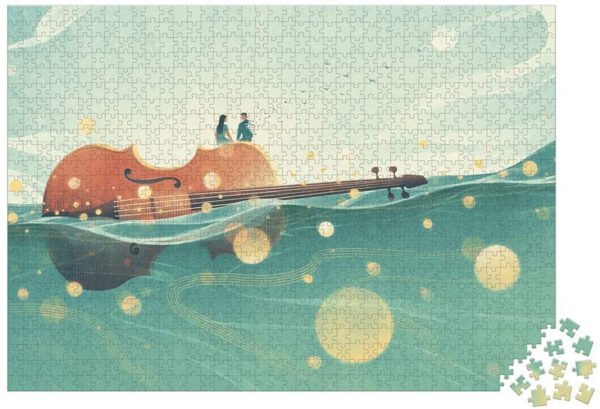 PUZZLE ROMANTICISMO IN MARE  - 1000 PZ