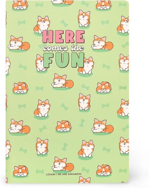 QUADERNO A RIGHE -
QUADERNO - LARGE - CORGI