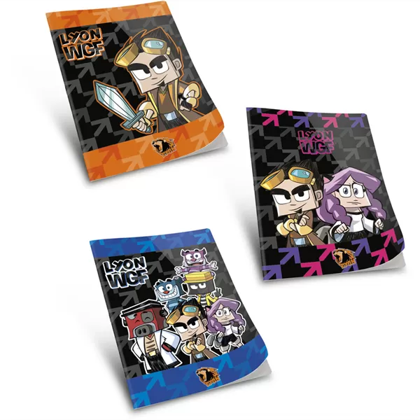 QUADERNO MAXI +30% 5MM LYON GAMER