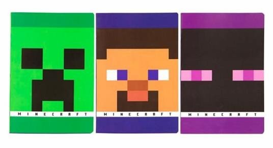 QUADERNO MAXI +30% 5MM MINECRAFT CHARACTER