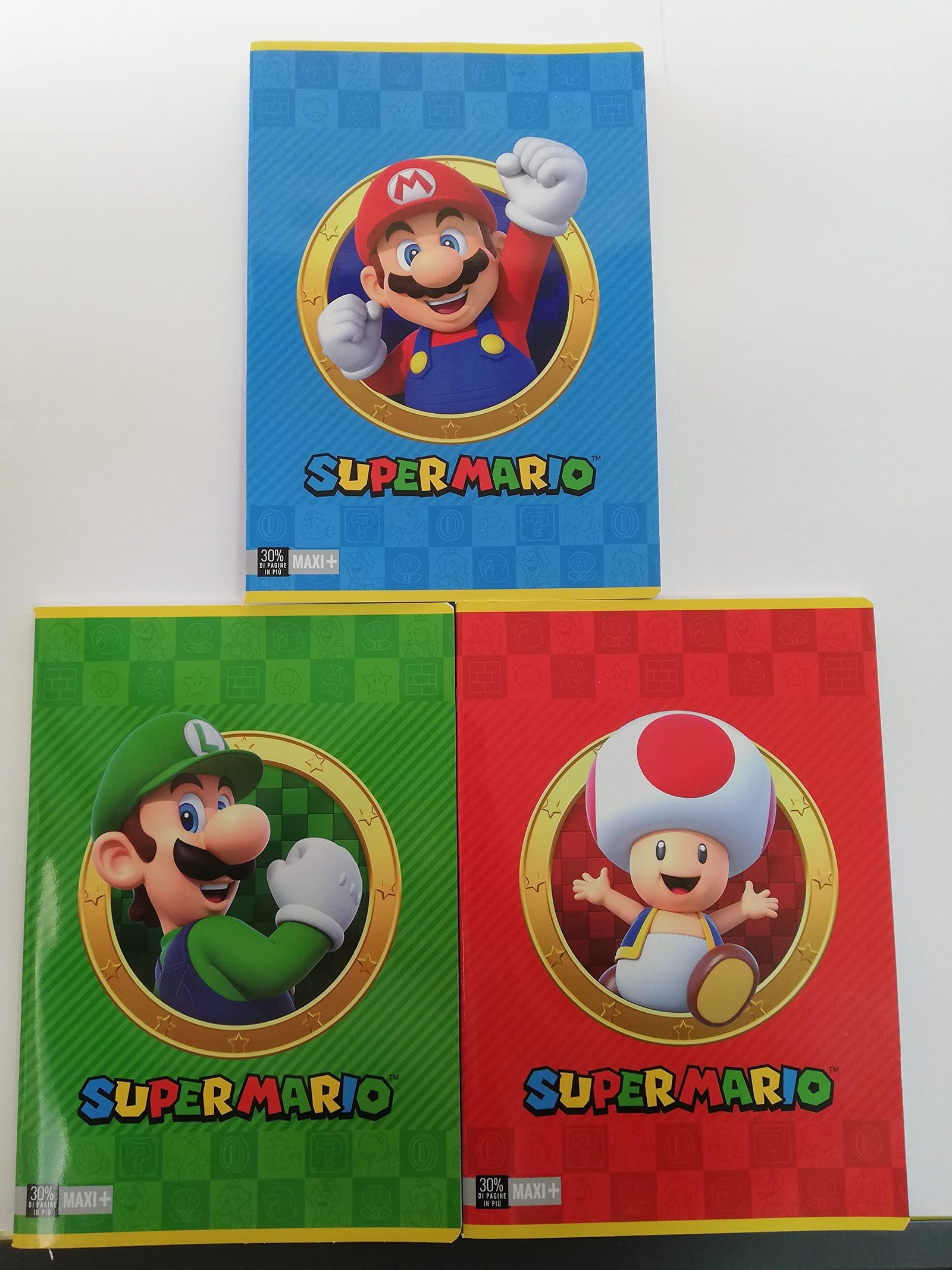 QUADERNO MAXI + 30% 5MM SUPERMARIO