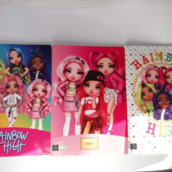 QUADERNO MAXI +30% A RAINBOW HIGH