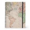QUADERNO SPIRALATO A RIGHE -
SPIRAL NOTEBOOK - MAXI - TRAVEL