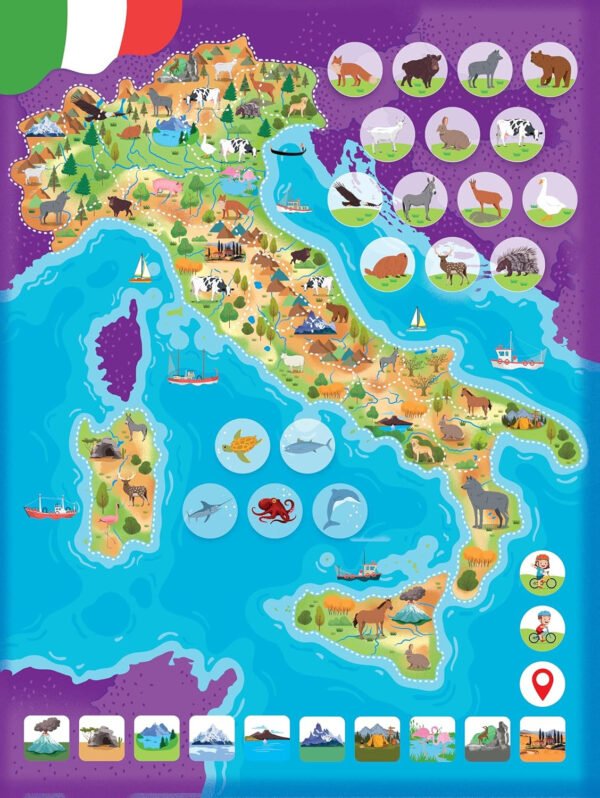 QUADRO MAGNETICO ITALIA -K-