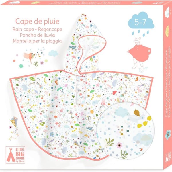 RAIN CAPE LARGE - Joys of Spring rain cape - M