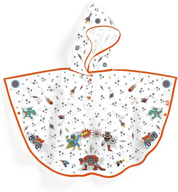 RAIN CAPE LARGE - Superhero rain cape - M