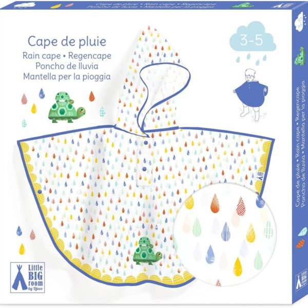 RAIN CAPE SMALL MODEL - Tortoise rain cape - S