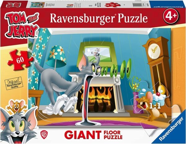 Ravensburger 03128 Puzzle Gigante Da Pavimento 60 Pz Tom & Jerry