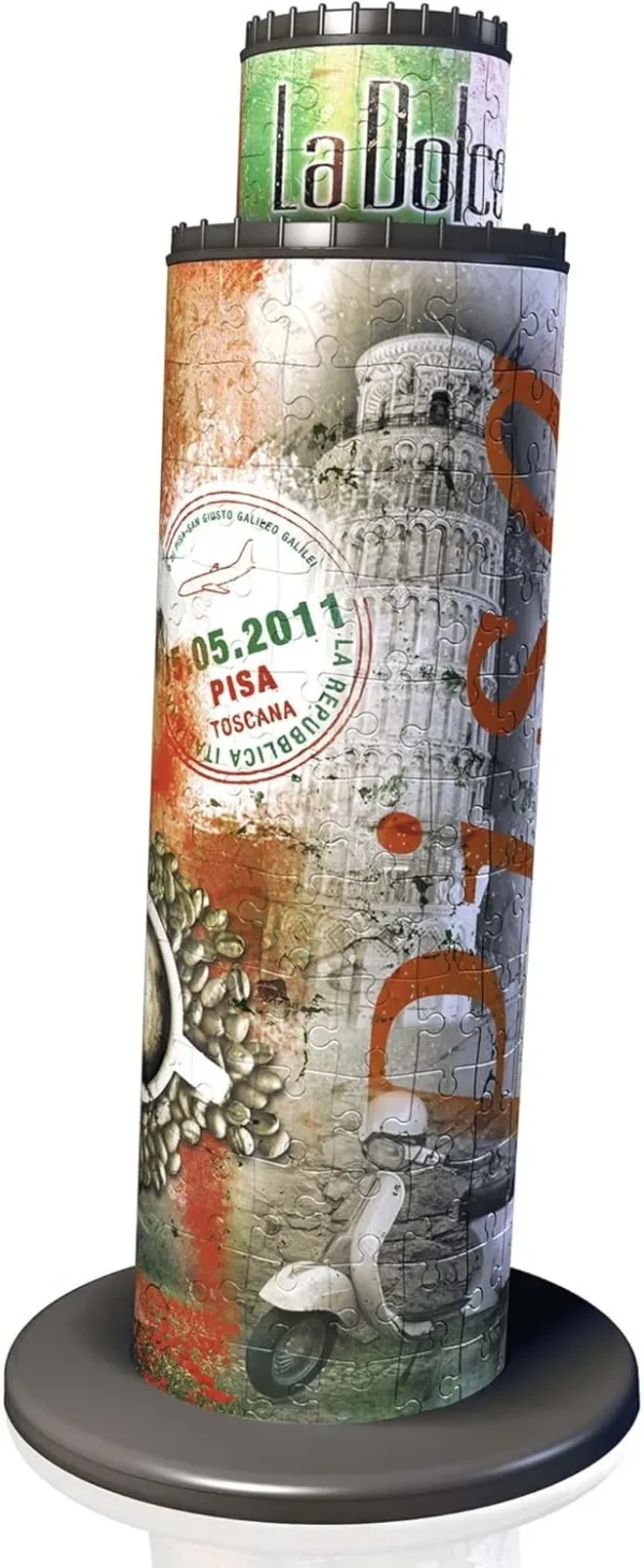 RAVENSBURGER - Puzzle 3D TORRE di PISA FLAG
