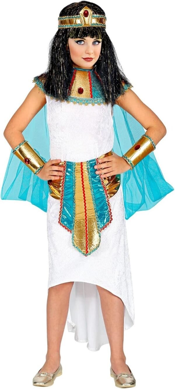 "REGINA EGIZIANA" (vestito, collare con velo e braccialetti, cintura, copricapo)