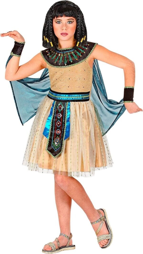 "REGINA EGIZIANA" (vestito con braccialetti e mantello)