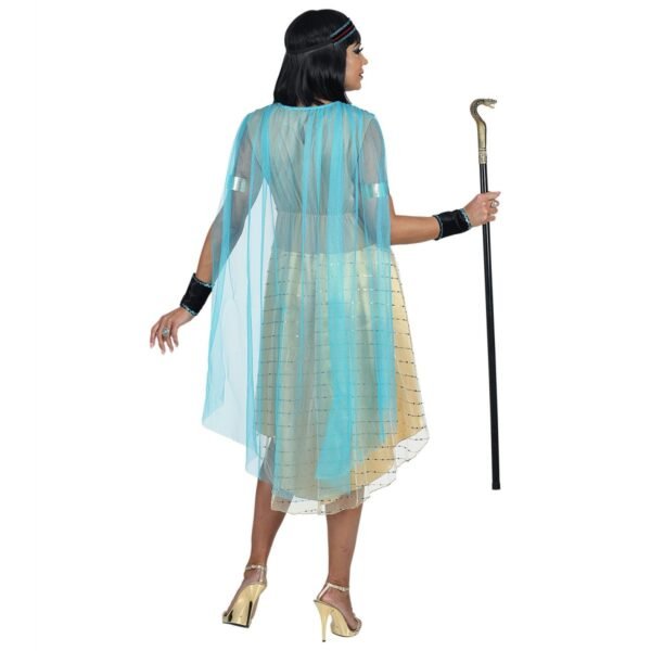 "REGINA EGIZIANA" (vestito con mantello, braccialetti, fascia per testa)  TG M