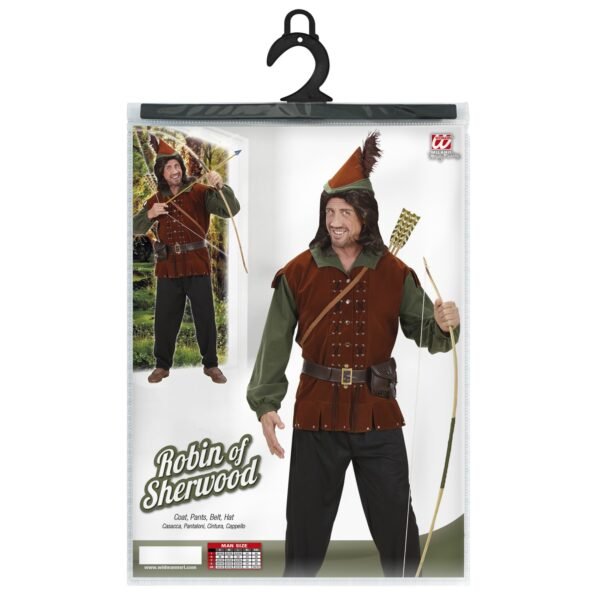 Robin of sherwood (casacca, pantaloni, cintura, cappello)