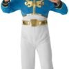 Rubie's R887758 - Costume Power Ranger Blu, Taglia M  5/ anni