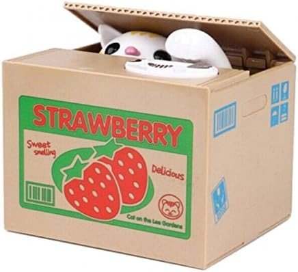 SALVADANAIO MECCANICO GATTO