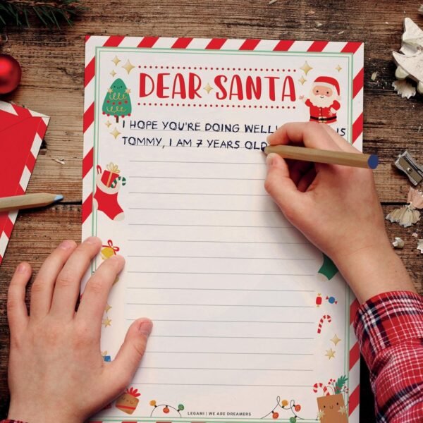 Santa claus letter kit - kit per lettera a babbo natale