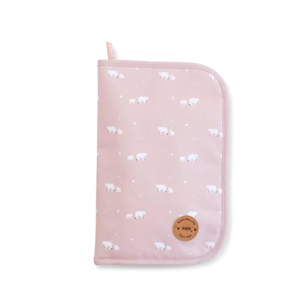 Porta documenti con cerniera Pink