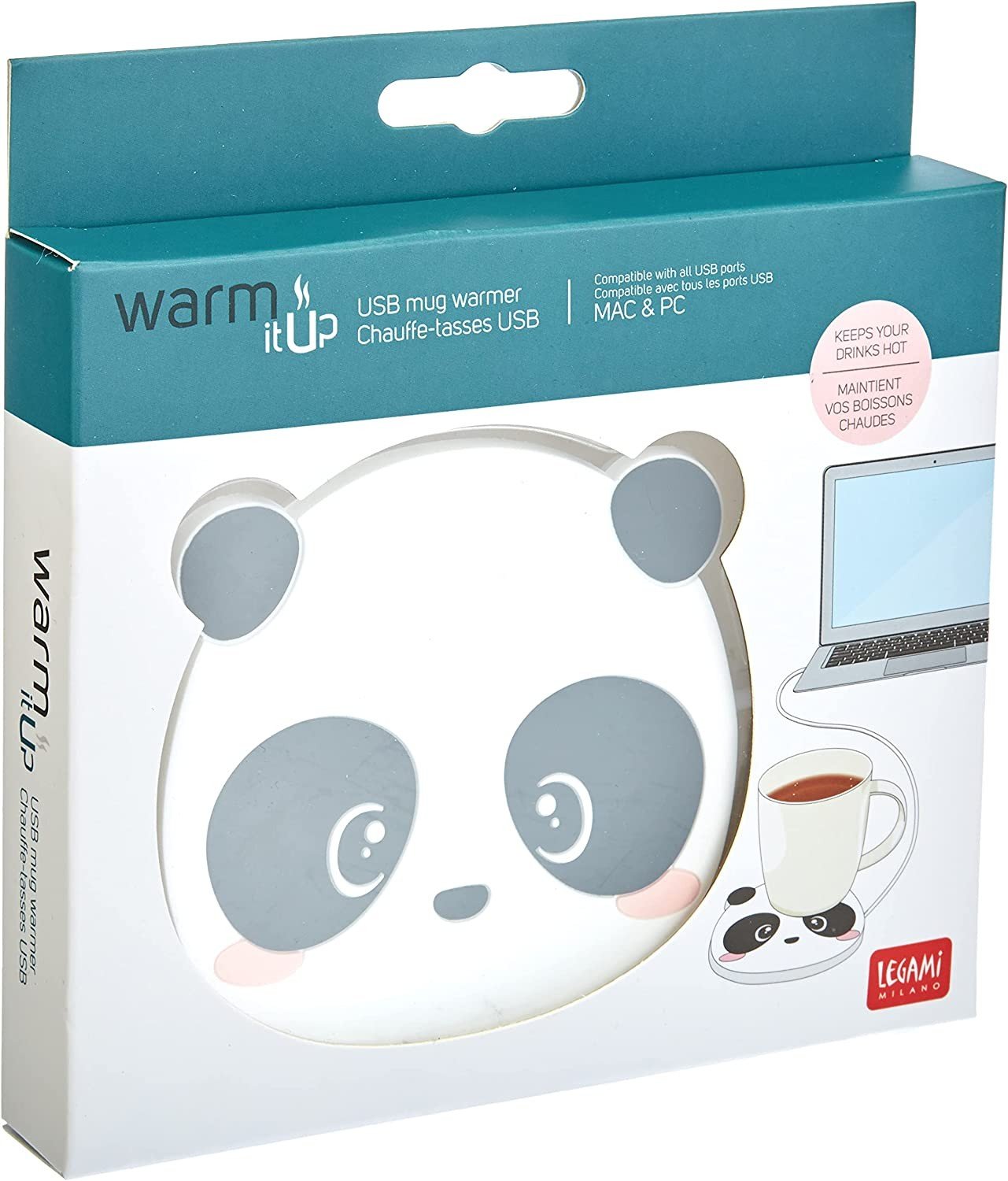 SCALDA TAZZA USB WARM IT UP - PANDA - immagine 6
