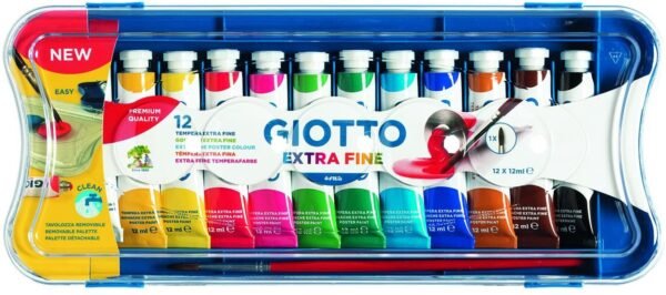 SCAT 12 TUBI TEMPERA GIOTTO 12ML
