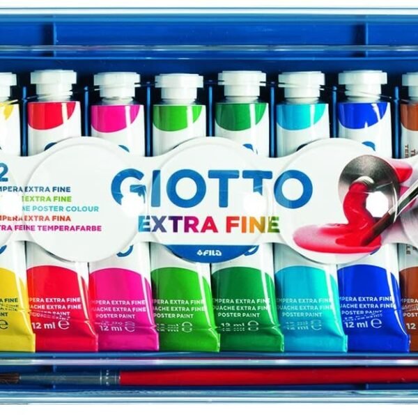 SCAT 12 TUBI TEMPERA GIOTTO 12ML