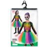 SCHELETRO (vestito tut&ugrave;, cerchietto fiocco teschio)