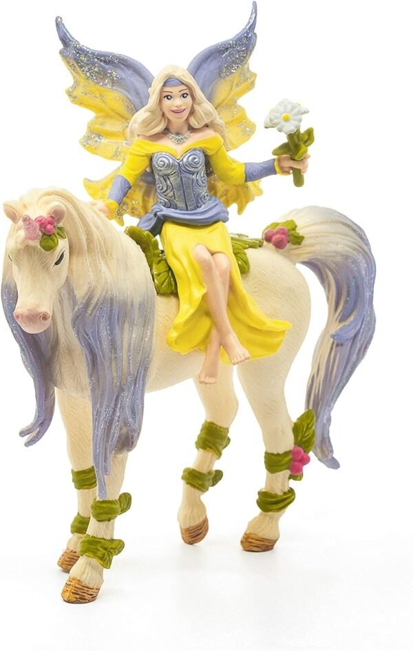 Sera con unicorno dai fiori