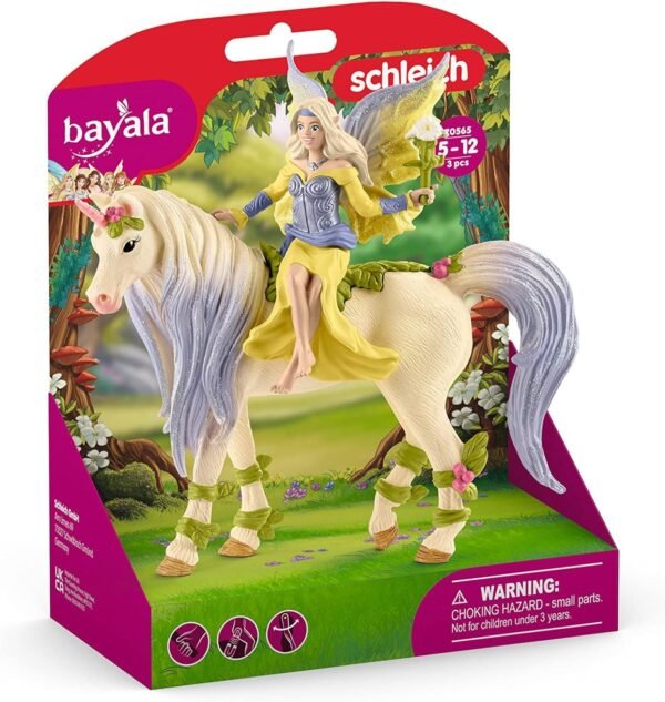 Sera con unicorno dai fiori