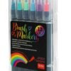 Set 12 pennarelli punta penn. - brush markers - multicolor
