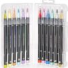 Set 12 pennarelli punta penn. - brush markers - pastel colours