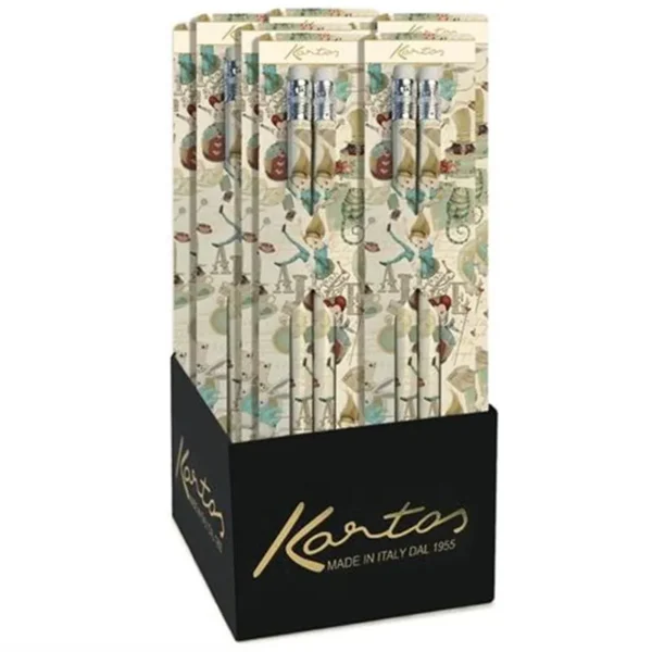 SET 2 MATITE LADY BUGS CON ASTUCCIO KARTOS