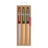 SET 3 PENNE IN METALLO RETRO KIKKERLAND