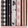 Set 5 pencils rose gold foil tri-coastal posh+pop clean&chic