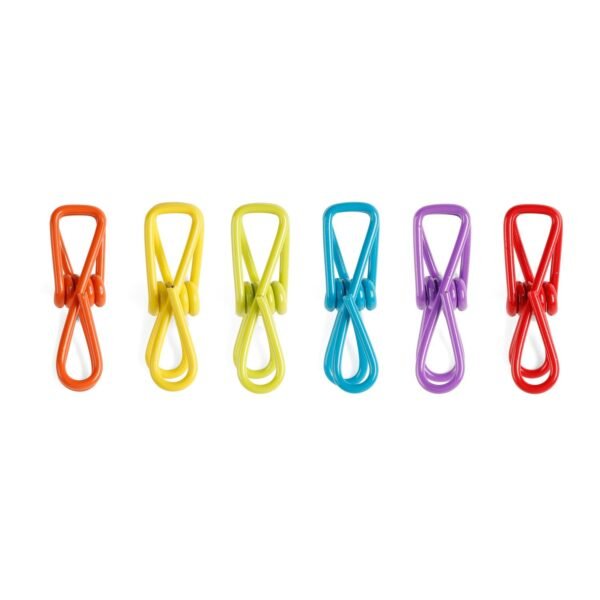 SET 6 CLIP MULTICOLOR CHIUDI SACCHETTO KIKKERLAND