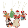 Set di 10 etichette chiudipacc - gift tags