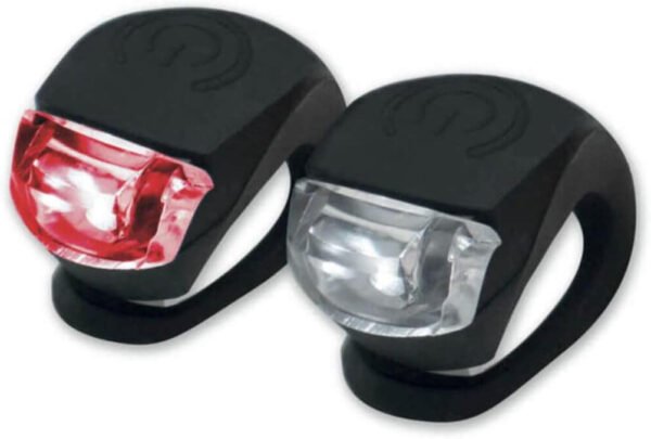 SET DI 2 LUCI LED PER BICI -
BIKE LIGHT SET - RED + WHITE
