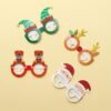 SET DI 8 OCCHIALI NATALIZI IN -
HOLIDAY PAPER EYEGLASSES