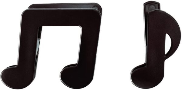 Set di clip chiudi pacco - bag clips - musical note